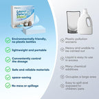 Laundry Detergent Sheets 150 Counts 300 Small Loads Travel Laundry Sheets ECO-friendly,No Plastic Clothes Washing Soap-Lavender