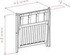 Winsome Remy Luggage Rack with Storage Shelf, for Guest Room, No Assembly, Cappuccino