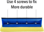 Car Window Cleaner Squeegee with Sponge and Rubber Blade Cleaning Tool Wiper with Spray Bottle 3 in 1 Multipurpose | for Indoor and Outdoor, Home, Car Window, Glass (2 Pack)