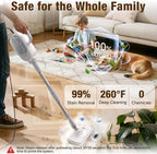 Steam Mop, 13-in-1 Powerful Handheld Steam Cleaner with 13 Accessories, 500ML Removable Tank, 23FT Power Cable, Detachable Steam Mops for Floor Cleaning, Tiles, Windows, Tile Grout, Carpets, Furniture