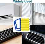 Blind Cleaner Duster Tool, 3-Pack 7-Finger Design and 3-Pack Vent Dusting Tool, High-Density Microfiber Fleece with Ergonomic Handle, Detachable and Washable for Window Blind and Air Vent Cleaning