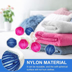Dryer Balls Laundry Reusable, Softens Laundry Naturally Reduces Drying Time & Static Non-Toxic Washing Balls Reusable Dryer Balls for Laundry Bedding Clothes 6/9/12PCS