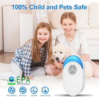 Upgraded Ultrasonic Repeller, Indoor Ultrasonic Repellent for Roach, Rodent, Mouse, Bugs, Ant, Mosquito, Mice, Spider, Electronic Plug in Pest Control (8)