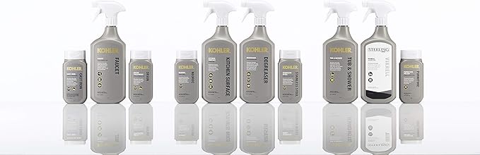 KOHLER K-EC23732-NA Tub and Shower Cleaner, Bathroom Cleaner, Restores Acrylic, Tile, Enameled cast iron, Lithocast, Residue Free, 28 FL Oz