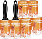 WulaWindy Lint Roller for Pet Hair, Extra Sticky Lint Rollers Pet Hair Remover for Clothes, Work Great on Pet Hair Value Pack (4 Pack) (8 Pack)