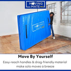 Queen Size Mattress Bag for Moving and Storage with 8 Handles and Zipper - Tarp Plastic Mattress Cover for Moving and Storage - Professional Grade Mattress Storage Bags - Heavy Duty, Reusable