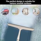 3 Pcs Shower Squeegee for Glass Doors, Car Window Squeegee, Streak-Free Mirror Cleaner Tool for Bathroom Kitchen Sink Countertop Tile Glass Shower Door Scraper Household Squeegees, with 3 Hooks