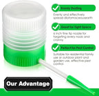 Qualirey 1 Pack Diatomaceous Earth Powder Duster with 6 Inch Extension Nozzle, Diatomaceous Earth Powder Duster for Pest Control, Sprayer for Indoor and Outdoor Use