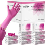 FINITEX Nitrile Disposable Latex-Free Gloves - 3.5mil 100/1000PCS Powder-Free Latex Free Cleaning Medical Exam Food Gloves