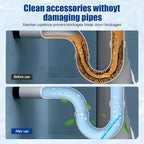 Pipeline Dredging Agent, Drain Clog Remover, Powerful Unclog Sink Drain Cleaner, for Kitchen Bathroom Sinks, Tubs Pipe Cleaning Tool (2PCS)
