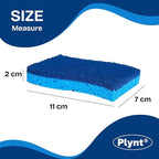Zero Scratch Scrub Sponge, Pack of 12 Sponges for Dishes, Kitchen & Bathroom, Zero Scratch, Multi-Surface Safe, Cleans Fast, Tackles Tough Messes, Safe for Nonstick Pots & Pans