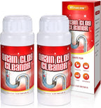 2Pack Sink Drain Cleaner Tool - Upgraded Powerful Pipe Unclogging Agent for Kitchen, Bathroom & Sewer Cleaning