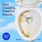 BLUELAND Toilet Bowl Cleaner Tablets, Starter Set, 14 Count with Tin, Lemon Cedar, Plastic-Free, No Harsh Chemicals, Plant-Based