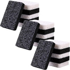 24 - Pack Non-Scratch Scrub Sponges - Sponges for Dishes and Washing Dishes, Cleaning Sponges for Kitchen Home and More（Black&White）