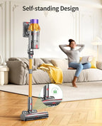 Cordless Vacuum Cleaner, 600W 50KPA 70Mins Vacuum Cleaners for Home,Stick Vacuum with Self-Standing ,Wall Mount Dock, 3.3Ft Hose,Aromatherapy, Household Vacuum for Pet Hair/Carpets/Hardwood（X7A Pro）