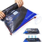 MEIQIHOME Vacuum Storage Bags, Space Saver Sealer Bags for Clothing, Pillows, Comforters, Blankets, Bedding, Travel, 12 Roll Bags, PA+PE Material