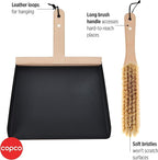 Copco Hand Cleaning Brush with Pan, Beechwood
