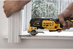 DEWALT 20V Oscillating Tool, Cordless, Wood Blades, Sandpaper, Tool Bag, Battery and Charger Included (DCS356SD1)