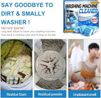 Enzyme Washing Machine Cleaner Tablets (24 Pack) – Protease Deep Clean Laundry Machine Cleaner Descaler for HE, Front Load & Top Load Washer, Removes Odor, Residue & Hard Water Buildup (2-Year Supply)