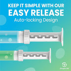 Simple Life Toilet Gel Stamp – Fresh Flower Scent, Anti-Limescale Toilet Cleaner Gel, Deodorizing & Long-Lasting Freshness, 64 Stamps, Blue & Green
