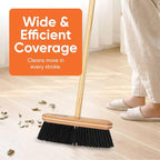 Superio Home, Kitchen Broom Head - Household Easy Sweeping Broom - Tampico/Synthetic Bristles - All Purpose