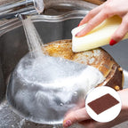 METALLIXITY Scouring Pad (15 x 10cm/ 6"x4") 10pcs, Non-Scratch Scouring Sponge Scour Pads - for Cleaning Dishes Pots, and Pans, Brown