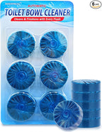 Automatic Toilet Bowl Cleaner Tablets - Long-Lasting Bathroom Tank Cleaner for Effortless Cleaning, Stain Prevention & Freshness Up to 15 Days Per Tablet