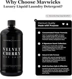 Fragrances - Luxury Mop Soap (Velvet Cherry) 32 Oz – Velvet Cherry Scented Floor Cleaner for Mopping – Pet Safe, Best Smelling Mop Detergent for All Surfaces