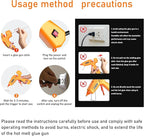 IZIO hot glue gun and sticks set with 21 glue sticks(7/16"), storage pouch, copper nozzle,Equipped with anti scalding mouth, safe switch, ergonomic grip, lightweight for diy projects, home repairs.