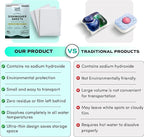 Zero Trace Dishwasher Detergent Eco-Friendly Sheets for Dish Washing - Plant Powered Technology- Unscented- 60 Loads