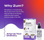 Zum Wool Dryer Balls Kit Plus Zum Mist - 3 Wool Balls with Essential Oil Blend & Room & Body Mist - Lavender