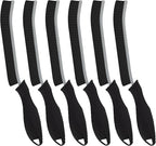 Hard Bristle Crevice Cleaning Brush - Home Cleaning Tools, Multi-Purpose Crevice Supplies for Kitchen, Bathroom, Toilet, Window, Vehicle, Faucets, Grout, Home (6, Black)