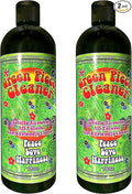 Green Piece® Glass Cleaner 2 Bottles (Made in USA) - All Natural Earth Friendly Multi-purpose Cleaner for Metal, Ceramic, Water Pipe 16 oz