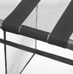 Whitmor Luggage Rack with Accessory Shelf - Black