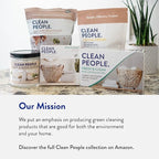 The Clean People Laundry Detergent Sheets - Laundry Soap - Ultra Concentrated, Recyclable Packaging, Stain Fighting - Sweet Petals & Vanilla, 32 Pack