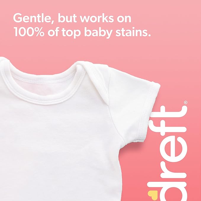 Dreft Newborn Baby Liquid Laundry Detergent,Gentle on Sensitive Skin,HE Compatible,32 loads each,(Pack of 4)