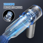 Compressed air Duster, Yomile 2 in 1 180000RPM Cordless Air Duster with Mini Car Vacuum, 9000mAh Battery Dust Blower for Keyboard Cleaner,Rechargeable Air Blower AIC Can for Office Computers