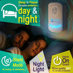 T-24, Ultrasonic Pest Repeller Wall Plug-in Most Effective Than Repellents - Get Rid of - Rodents, Squirrels, Mice, Rats, Bats, Roaches, Ants, Spiders, Bed Bugs, Мosquito, Insects, Fleas (6 Pack)