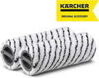 Kärcher FC Stone and Tile Rollers for Karcher FC3, FC5, FC7 Electric Floor Cleaner Mop, Microfiber Rollers - 2 Pack