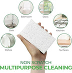 Compressed Cellulose Sponges - 16 Pack Natural Pop Up Dish Sponge for Kitchen - Compostable Plant-Based Cleaning Sponges Bulk – Non Scratch Natural Sponge for Dishes & Household Cleaning