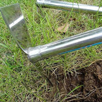 15 Inch Stainless Steel Garden Hoe Pick Multipurpose Hand Tool Digging Weeding Seeding Turning Soil Mining Tools Mining Tools