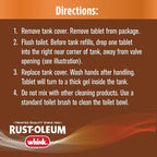 Rust-Oleum RustGuard Rust Stain Remover | Heavy-Duty Iron Stain Remover & Toilet Bowl Cleaner For White & Colored Toilets | 2 Tablet Box