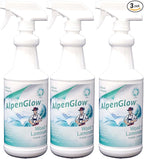AlpenGlow Hypoallergenic Wood & Laminate Floor Cleaner, Ready To Use Spray, 1 Quart (3-Pack)