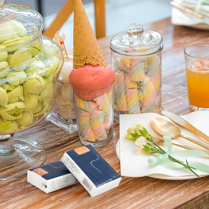 480 Packs Mini Pocket Tissues, Individual Soft Facial Tissues, 4-Ply Travel Tissue Bulk