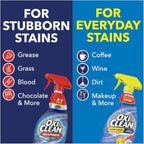 OxiClean Max Force Laundry Stain Remover Spray, 12 fl oz + 48 Fl Oz Refill Bottle Kit 60 Fl Oz Total