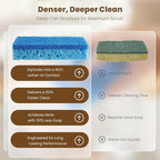 Kitchen Sponges, 6 Count, Non-Scratch Scrub Sponge, Dual Sided Cleaning Sponges for Dishes, Kitchen, Bathroom