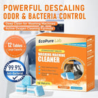 Washing Machine Cleaner Tablets 12 Pack, Deep Removes Residue, Grime and Odors,Washer Machine Cleaner for Front and Top Loader Washer Machines,6 Month Supply (1 PACK)