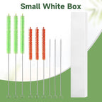 9PCS Reusable Long Colored Straw Cleaner Brush Set 12" Bendable,Capable of Cleaning Various Metal, Silicone, Plastic, Bamboo,Glass Straws Tubes Diameters Ranging from 4-16mm
