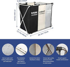 180L Large Laundry Basket, Freestanding Laundry Hamper, Collapsible Tall Clothes Hamper with Handles for Dirty Clothes in the Dorm & Family Closet Storage Container and Organizer (1-Pack)