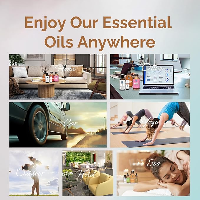 Rose Essential Oil, Home Fragrance Scent Oil for Diffuser, Skin, Hair, Candle, Soap, Dryer Balls, Laundry - 3.38 oz/100ml